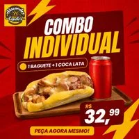 Baguete + refri lata