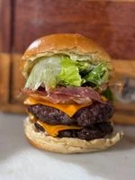 Burger Brasa duplo completo