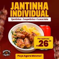 Jantinha individual + Coca lata